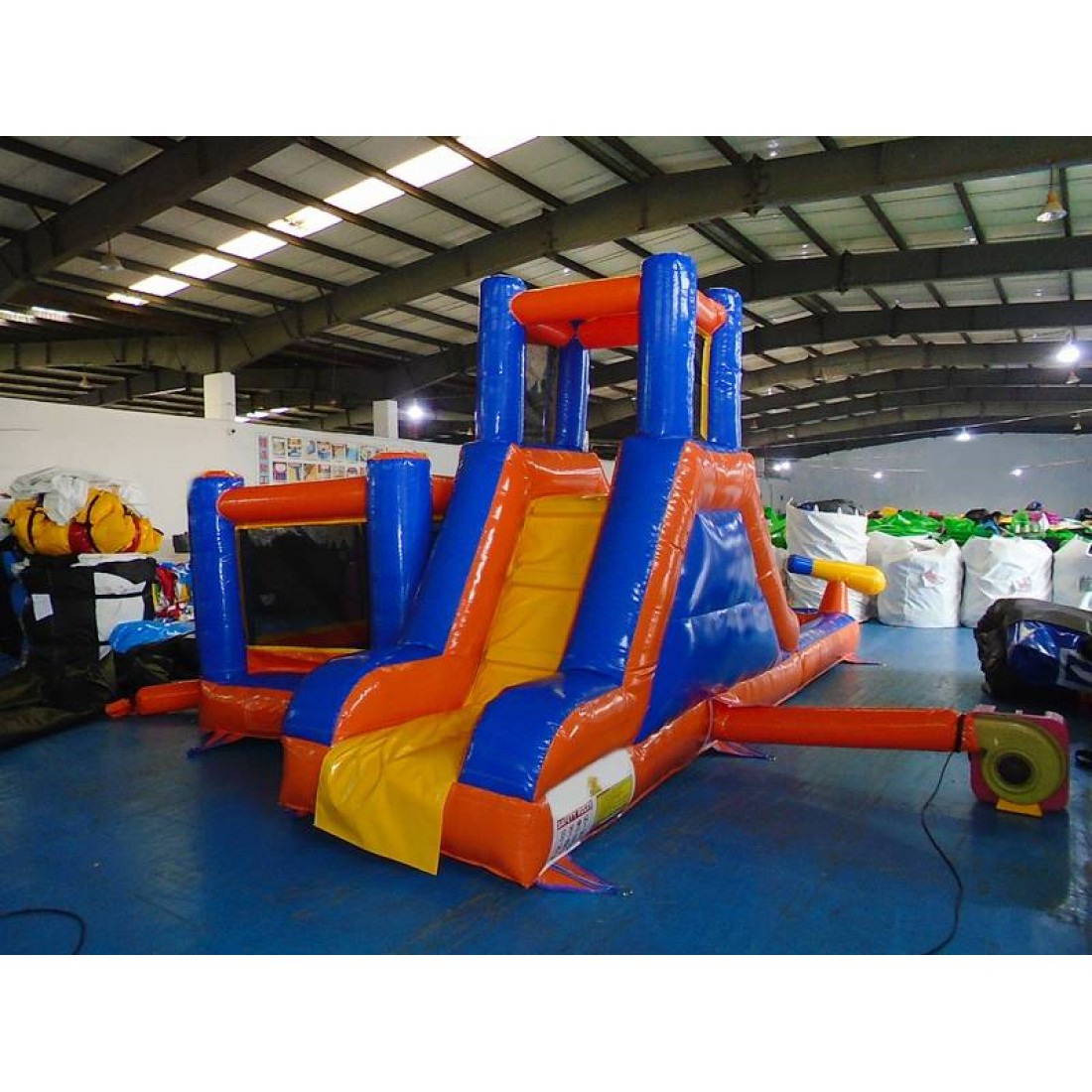 waterslide bouncy castle